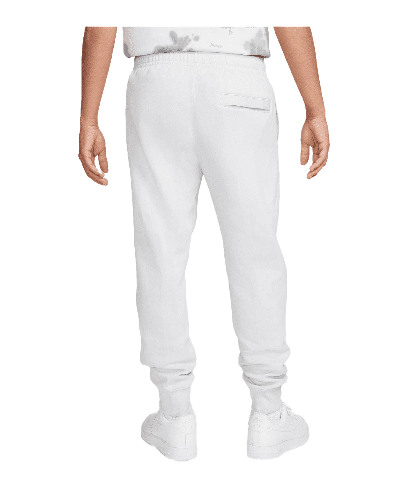 Nike Club Fleece Jogginghose Grau Weiss F043