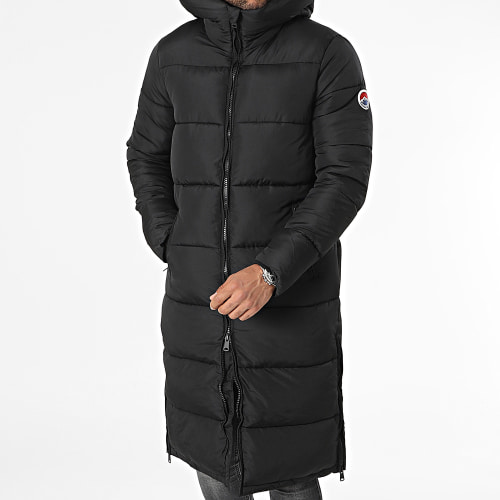 Doudoune Longue Capuche Diego Noir