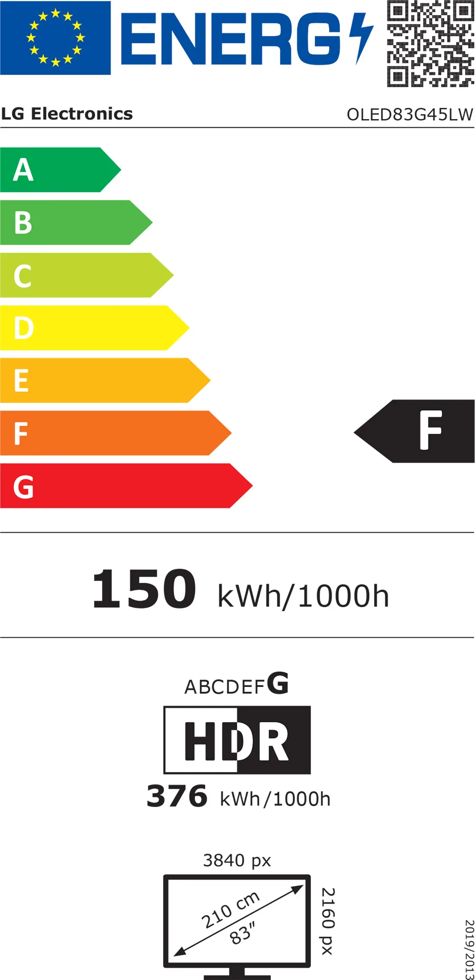 LG OLED83G4 TV OLED