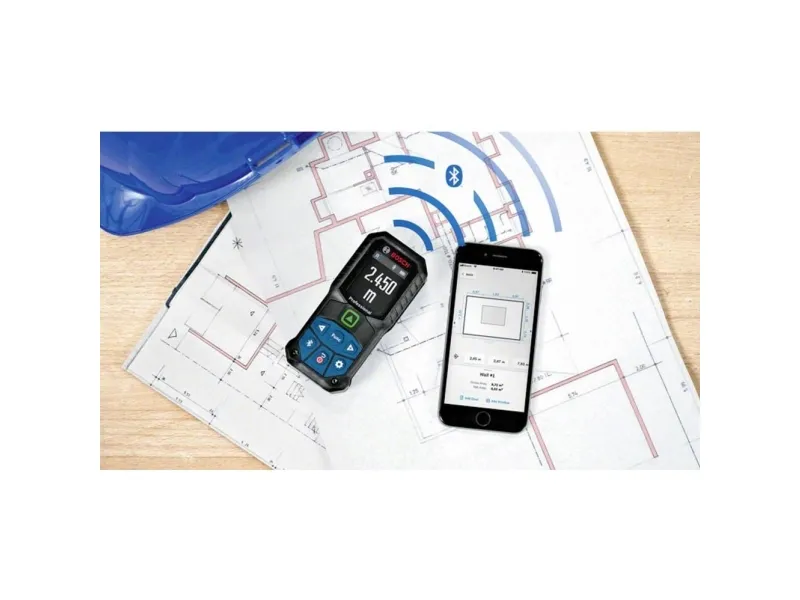 Bosch Professional GLM 50-27 CG Laserafstandsmåler Stativadapter 6,3 mm (1/4)., Bluetooth, Dokumentations-app Måleområde (maks.) 50 m