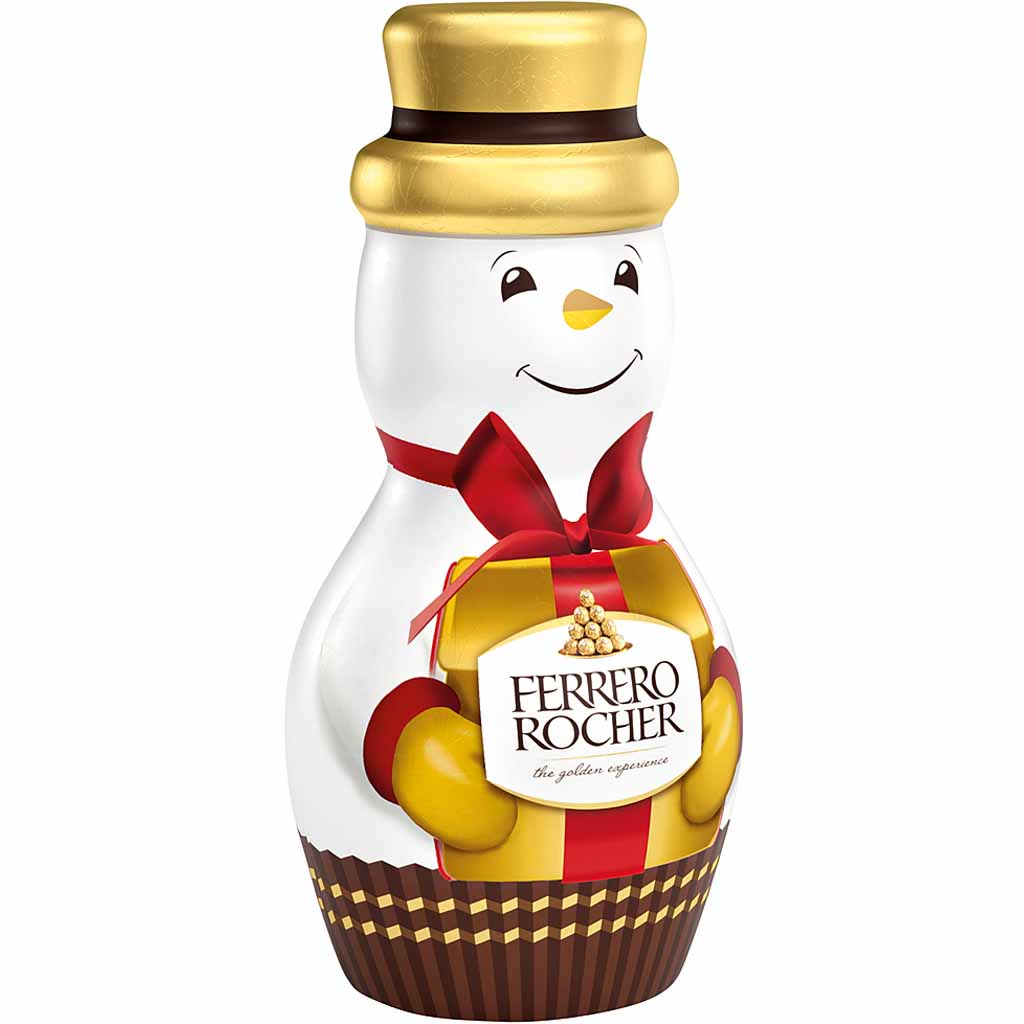 Ferrero Rocher Schneemann Milchschokolade Hohlfiguren 18x90g=1620g MHD:20.4.25