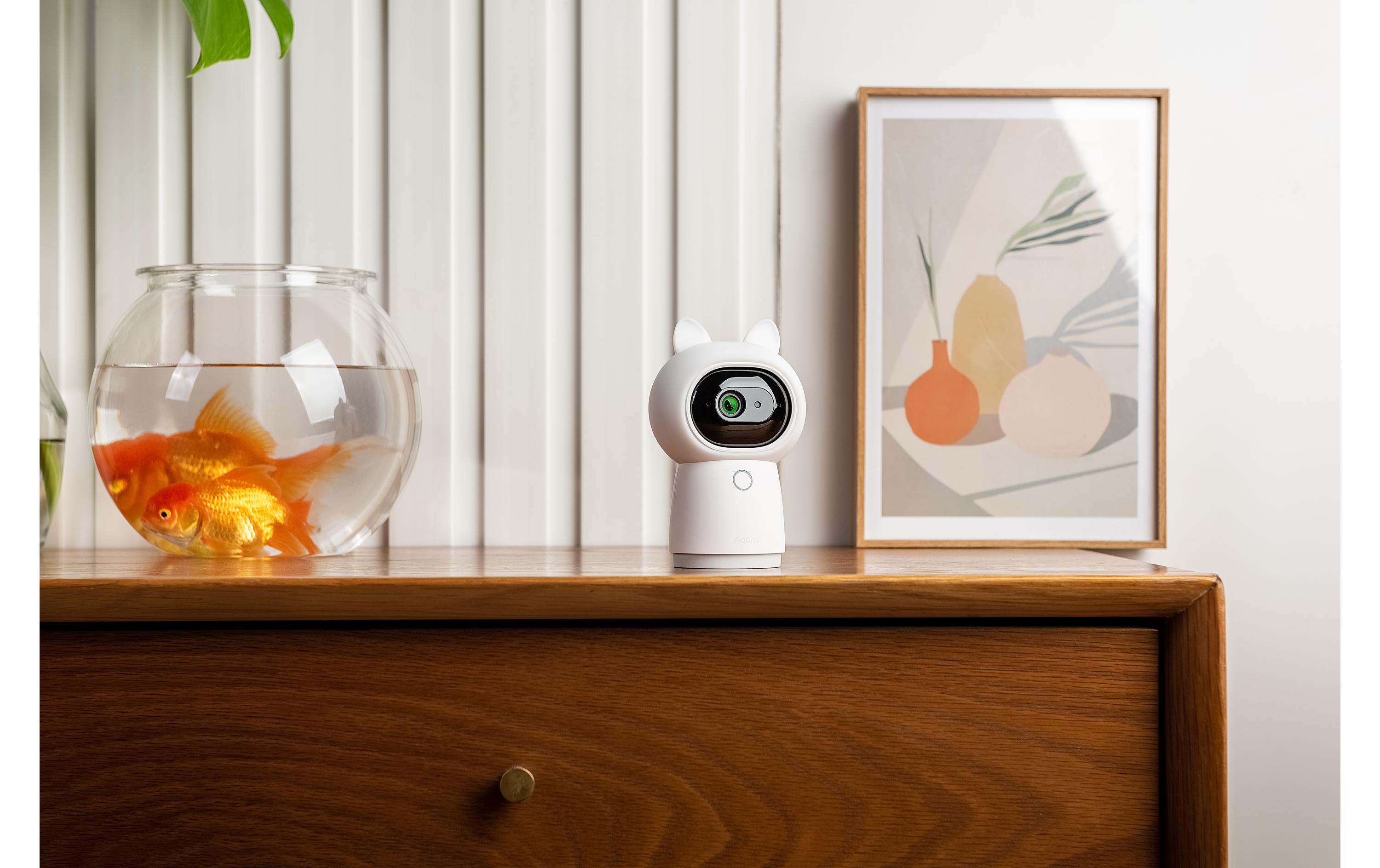 Motorisierte Netzwerkkamera mit Zigbee Gateway CH-H03Zigbee WiFi Kamera Hub G3 mit Gesichts- und Gestenerkennung