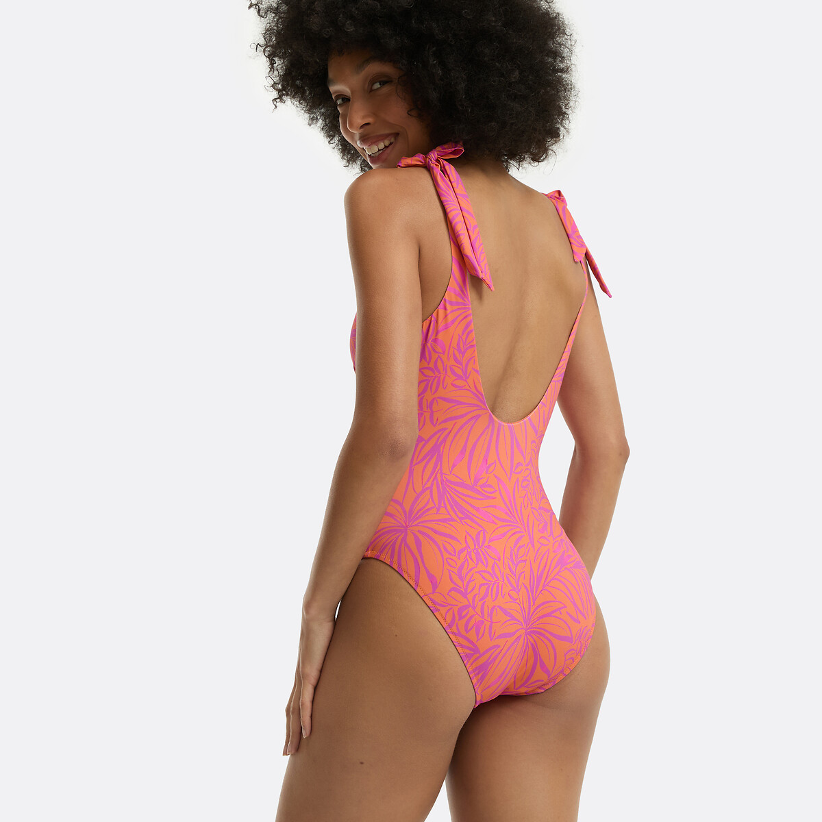 COLEÇÕES LA REDOUTE<br>Maiô com estampa de lenço