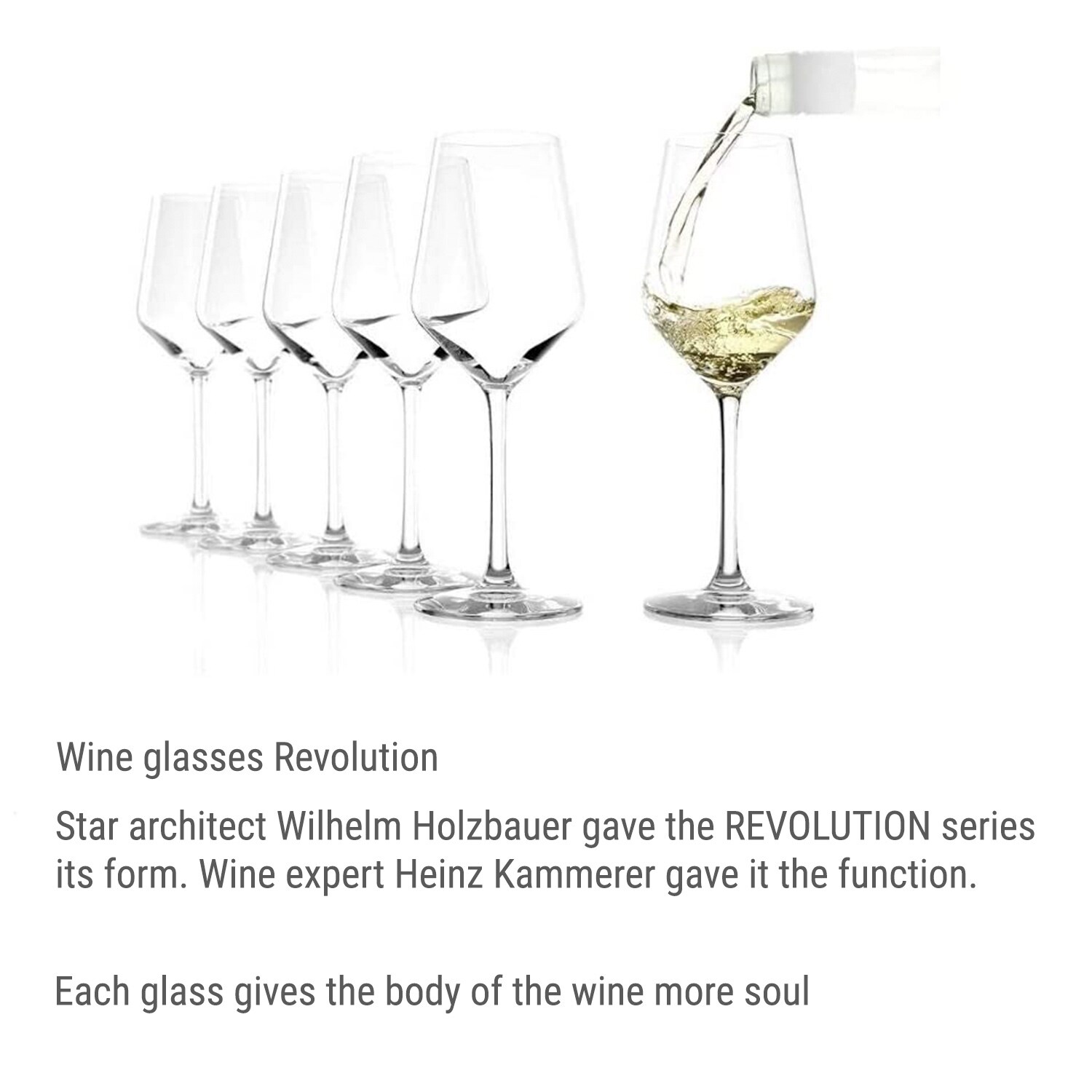 Weinglas 6er-Set REVOLUTION, 365 ml