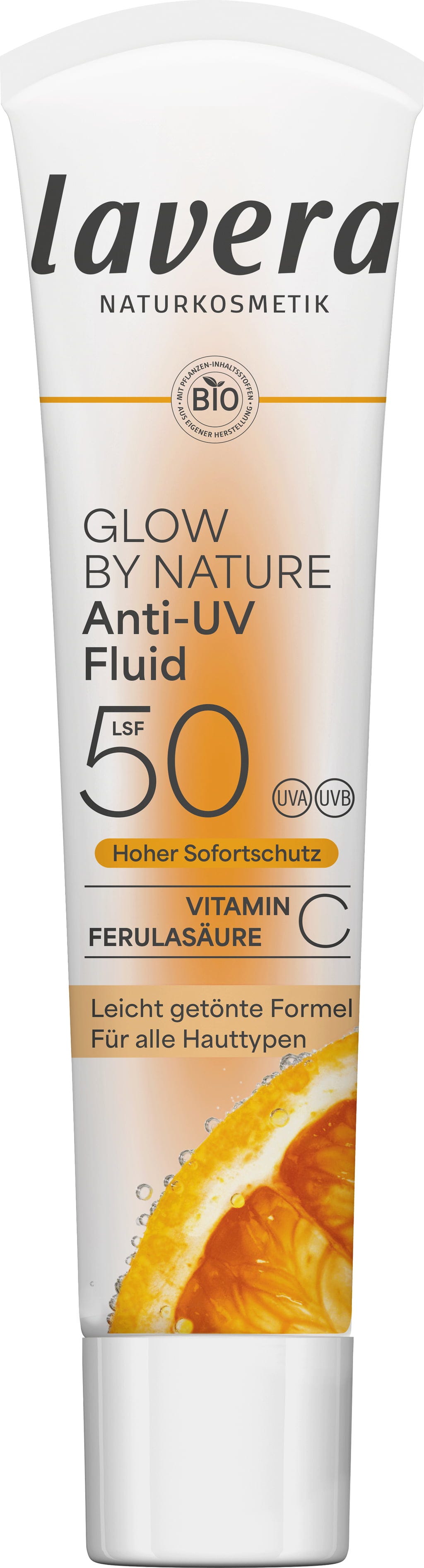 lavera  Glow by Nature Anti-UV Fluid LSF 50, 40 ml