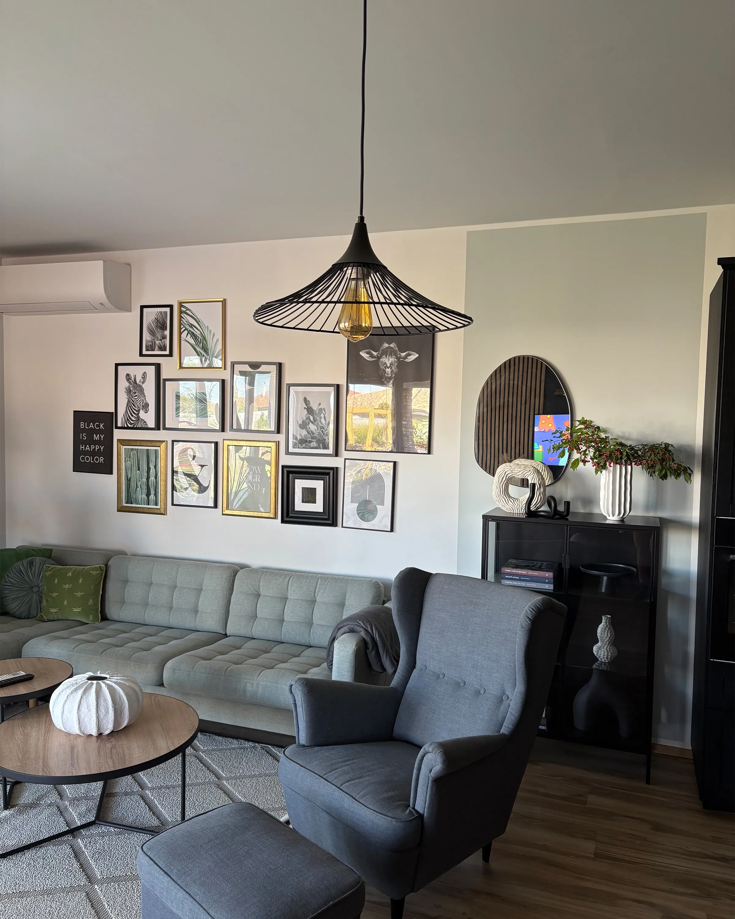 Hanglamp GIONA Metaal Zwart