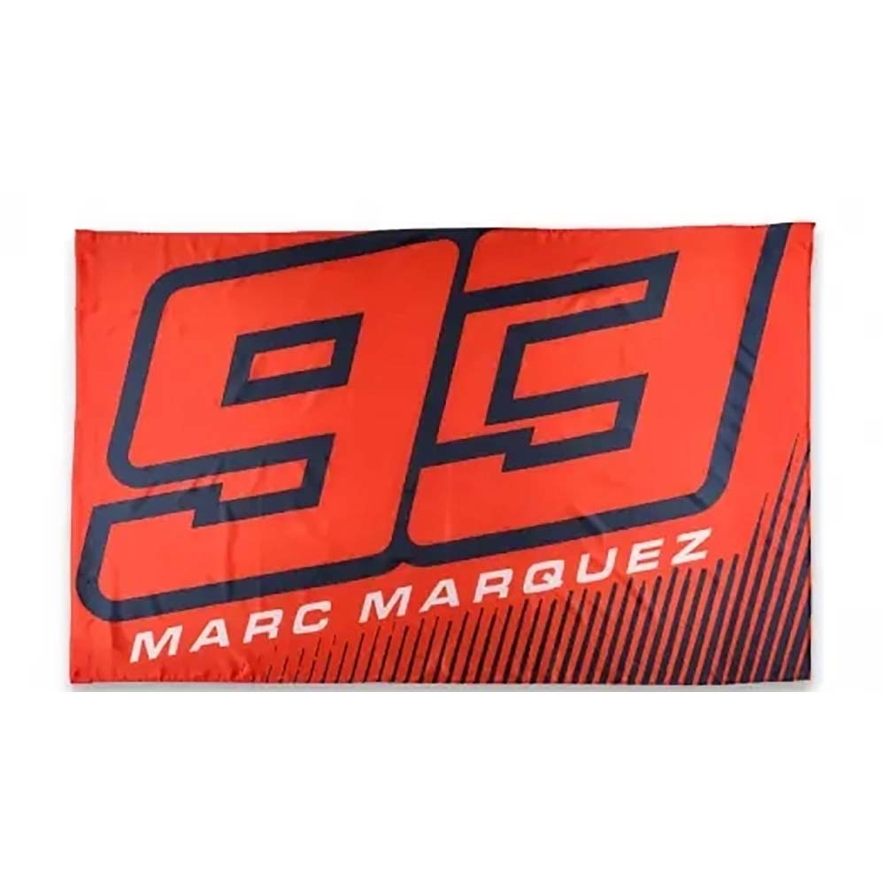 marc marquez - Drapeau 93 Technical and Stripes Rouge / Bleu