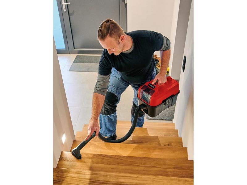 Einhell Akku-Nass-/Trockensauger TE-VC 18/10 Li – Solo Vielseitig einsetzbarer Akku-Nass-Trockensauger