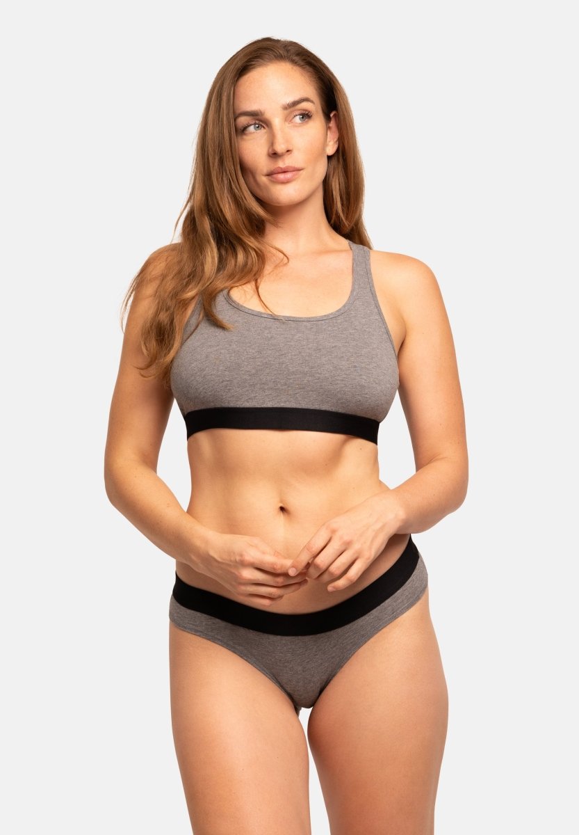 BRALETTE I ØKOLOGISK BOMULD