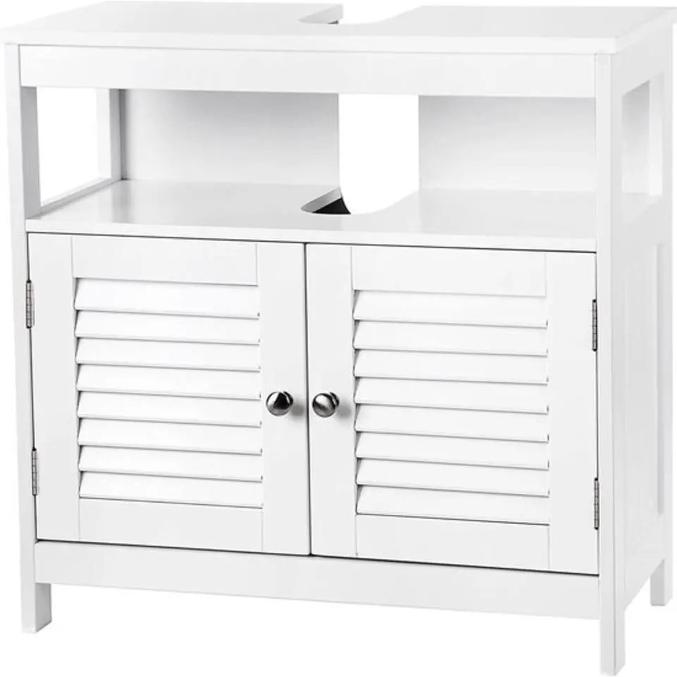 Parya Home Wastafelonderkast, zonder wastafel, veel opslag, wit