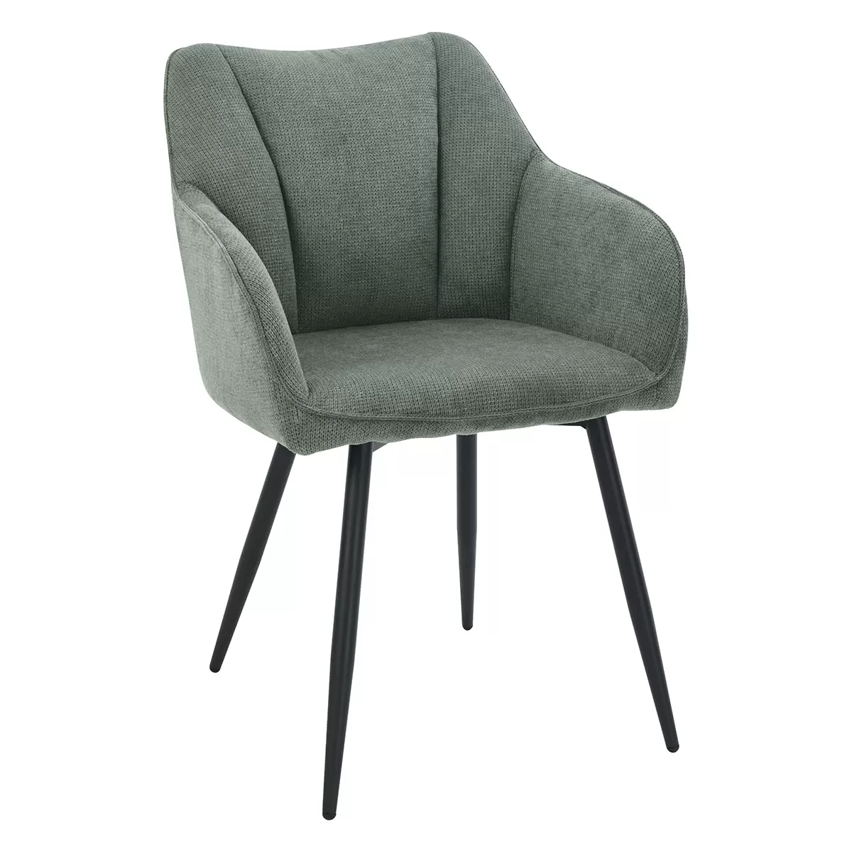 Stuhl Caro II grün,schwarz