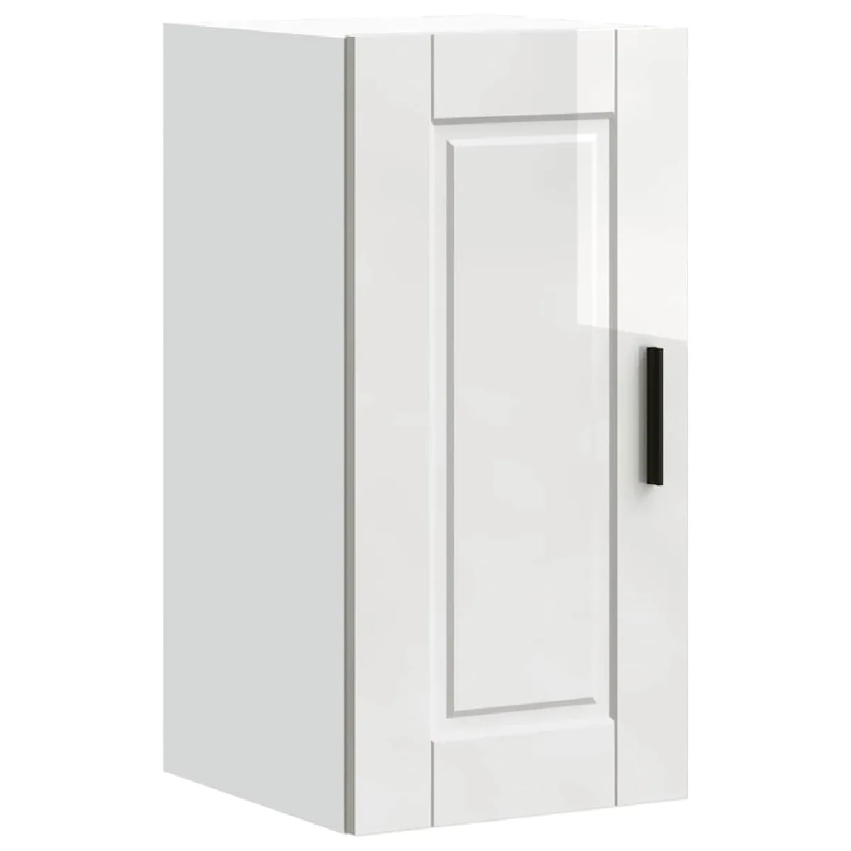 vidaXL Armoire Murale Cuisine Porto - Blanc Brillant