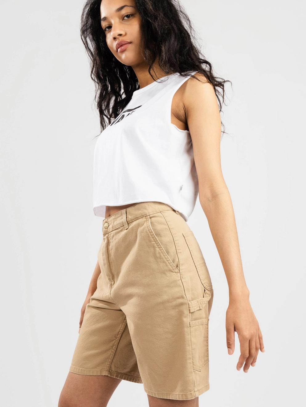 Carhartt WIP Pierce Shorts rinsed dusty h brown