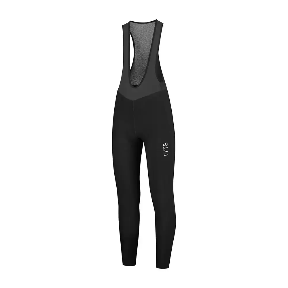 FYTS SNLR Thermo Fietsbroek Lang Zwart Heren