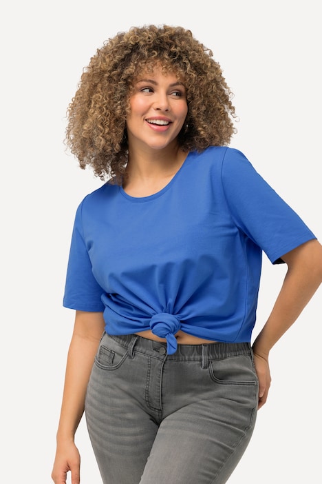 T-Shirt, A-Linie, Rundhalsausschnitt, Halbarm