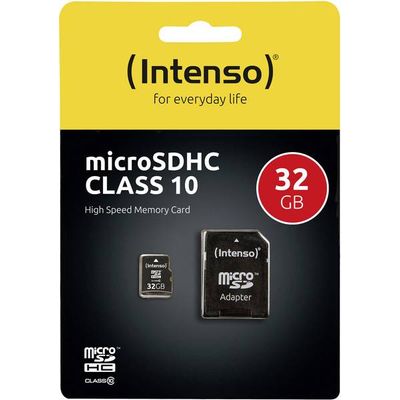 Intenso - carte mémoire 32 Go - Class 10 - micro SDHC