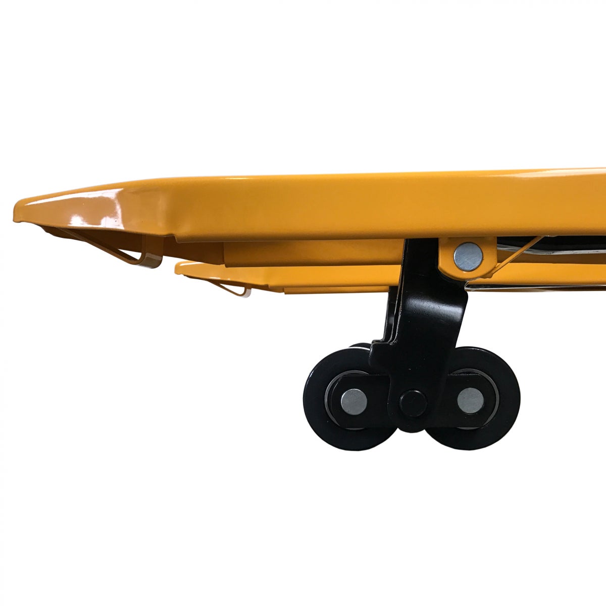 qteck palletwagen OSE 1150 PU/PU tandem 1150mm vorklengte 2500kg hefvermogen