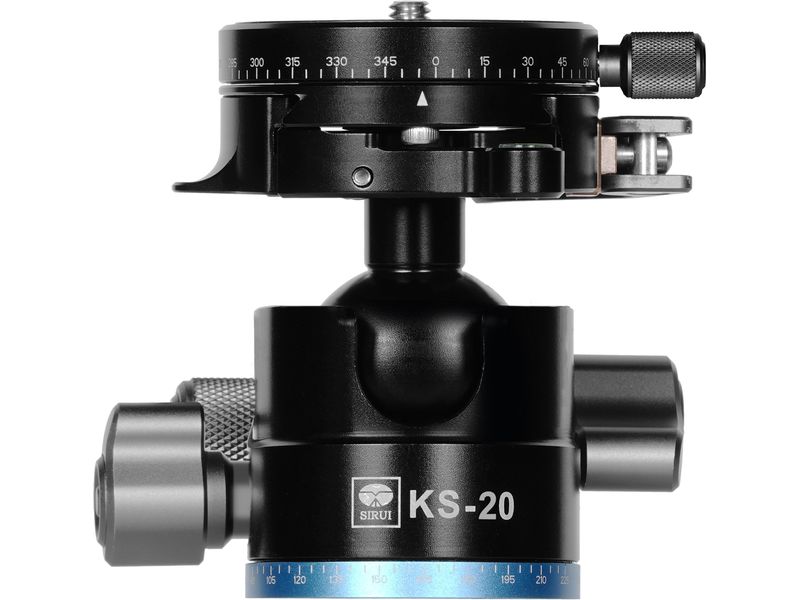 Sirui Kugelkopf KS-20 Kugelkopf mit Schnellverschluss und TY-55X Platte