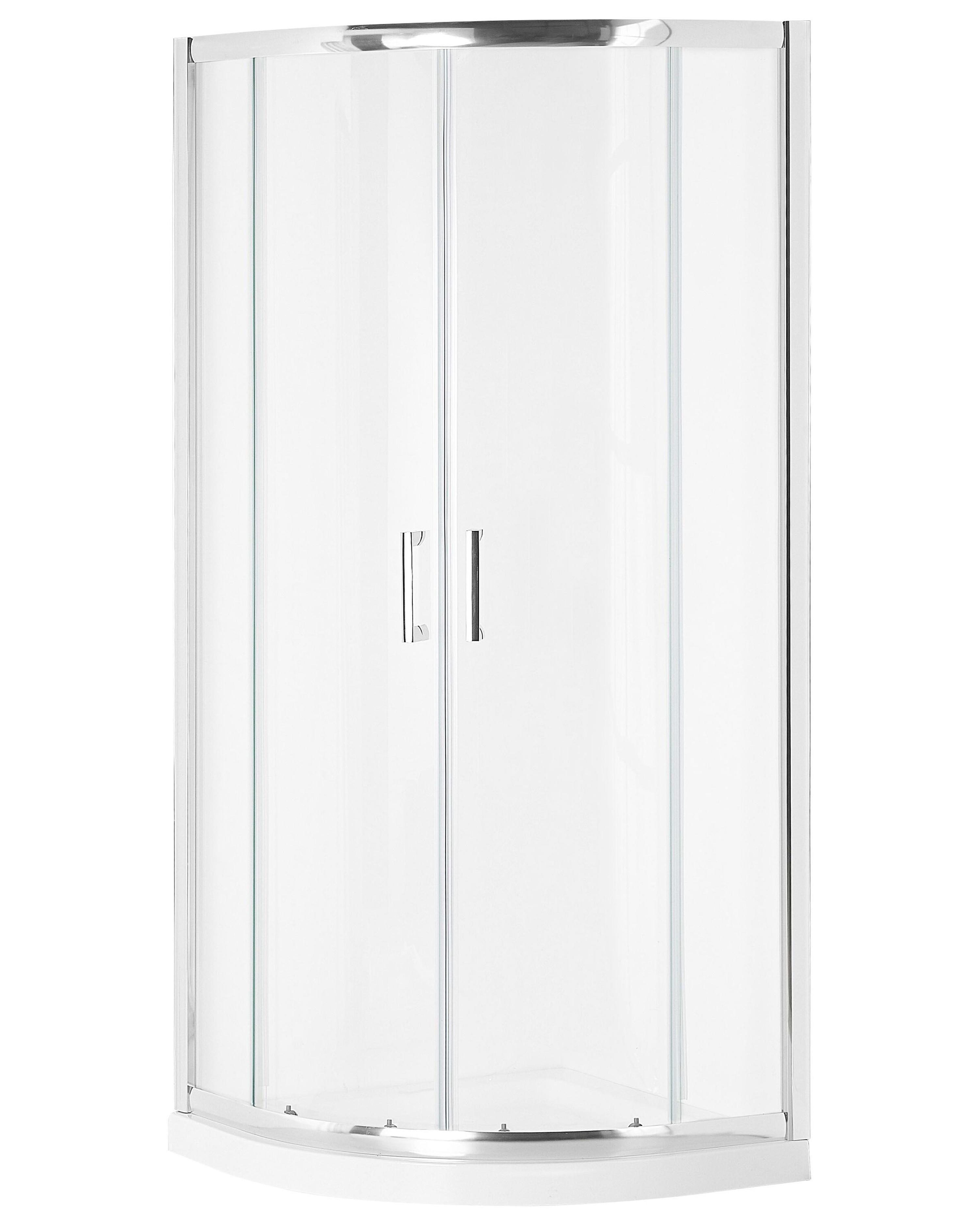 Douchecabine JUKATAN II 90 x 90 x 185 cm Zilver