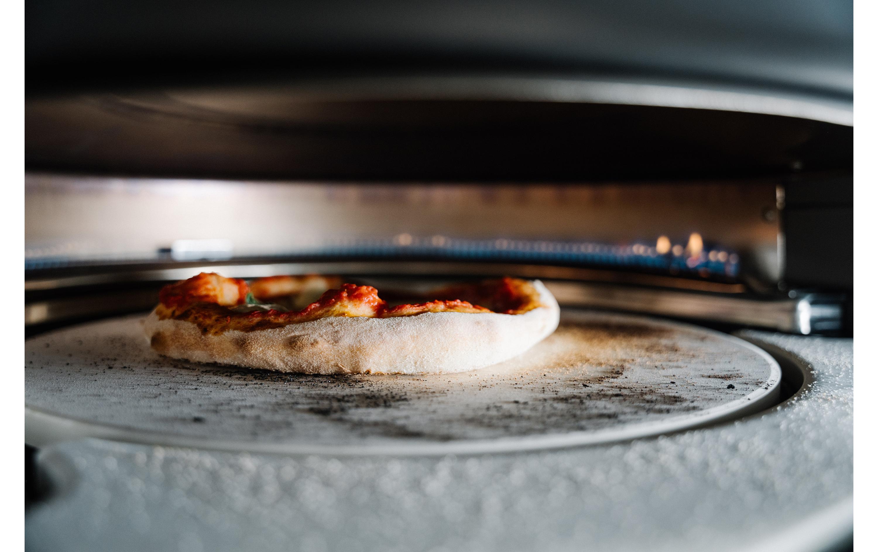 KILN Pizzaofen 2 Brenner rotierend, graphite<br>Pizzaofen