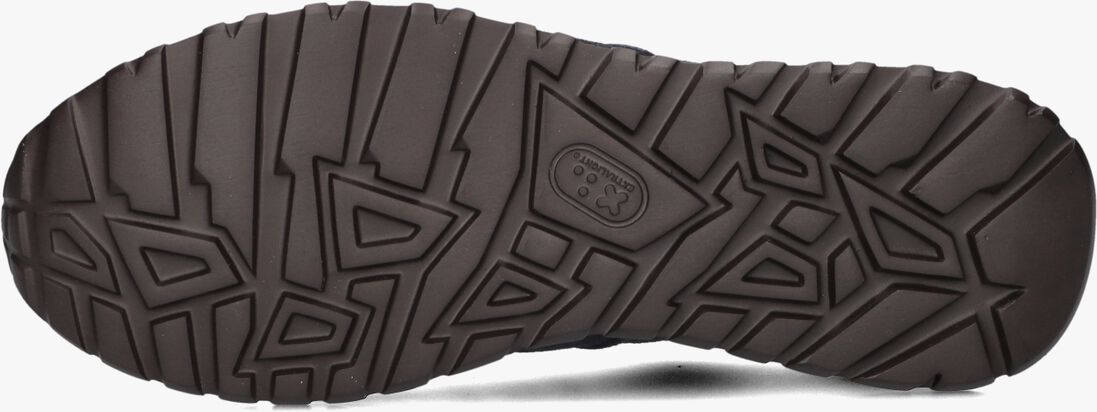 blauwe nubikk lage sneakers glen hendrix