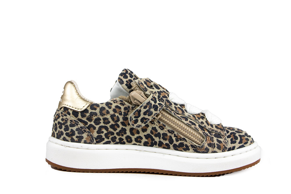Pinocchio Sneaker Beige Panter Combi