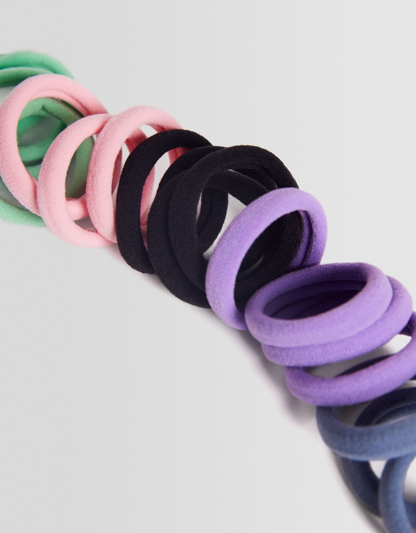 Conjunto de 20 elásticos de cabelo