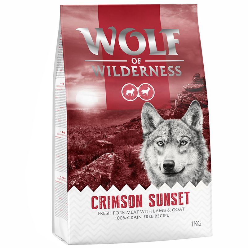 Wolf of Wilderness Adulte Crimson Sunset agneau chèvre