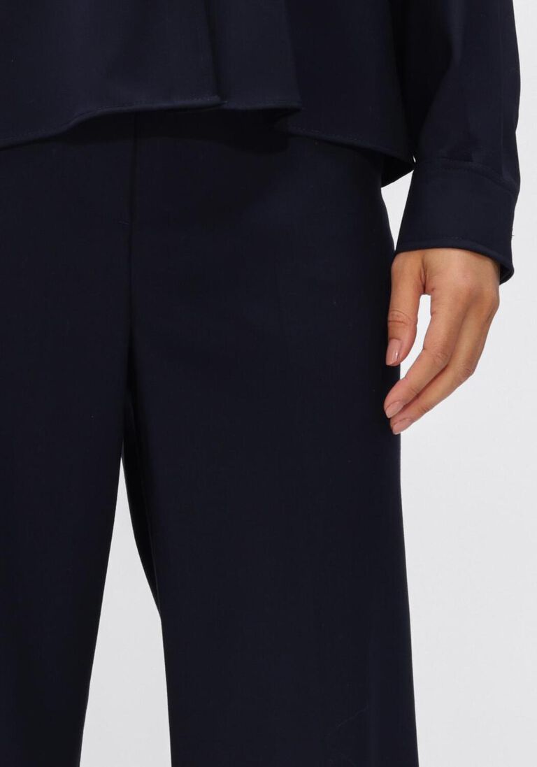 donkerblauwe max mara wijde broek mallo