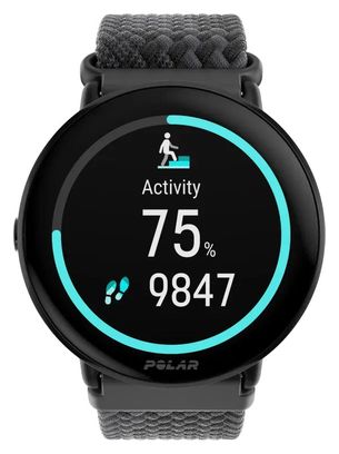 Montre GPS Polar Ignite 3 Noir avec Bracelet en Fibres Tressées