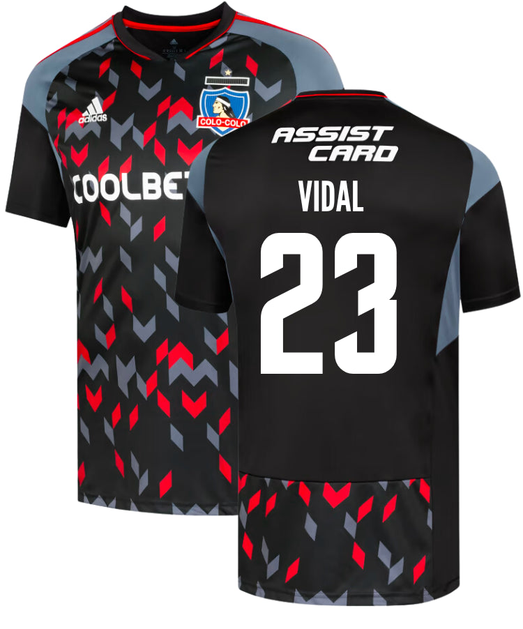 Colo-Colo Special Edition Shirt 2024   Bedrukking Vidal - Voetbalshirt