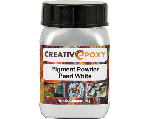CreativEpoxy Pigmentpoeder voor giethars Parelwit 40 g