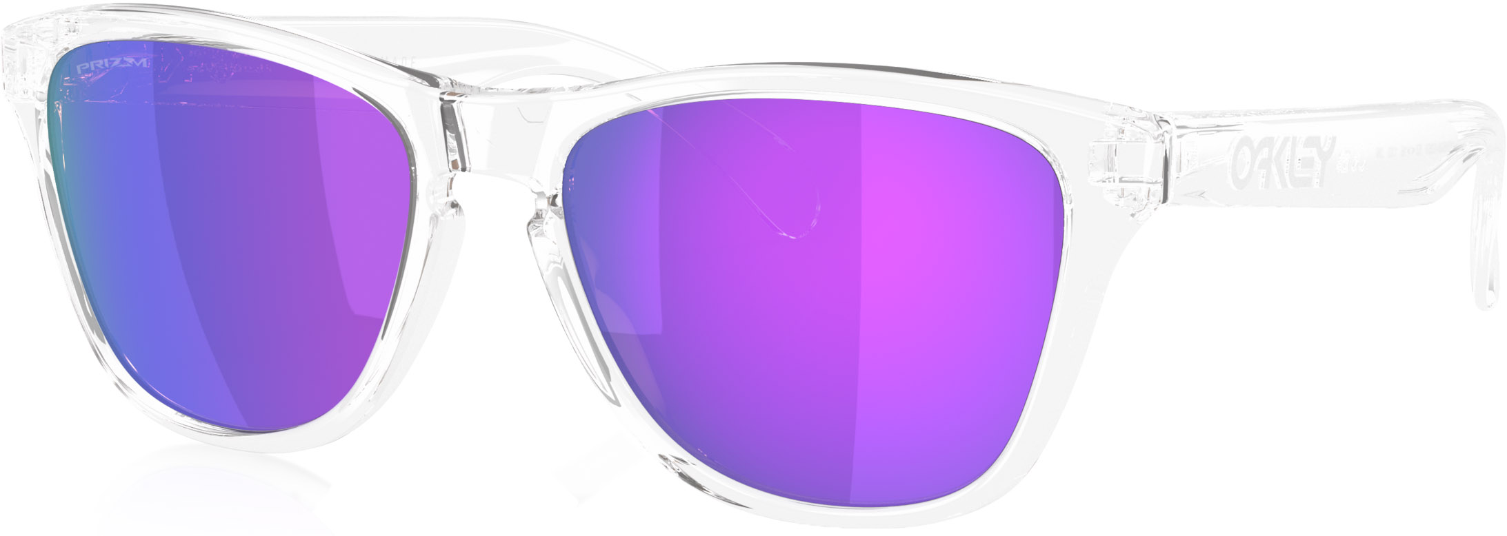 Frogskins S 0253/Polished Clear w/Prizm Violet