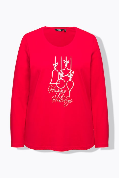 Weihnachtsshirt, Classic, Rundhals, Langarm