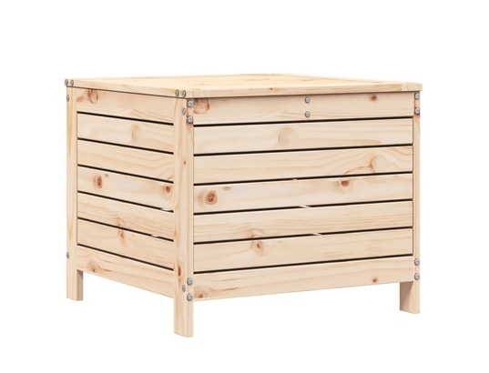 VIDAXL - Pouf Repose-pied de jardin 62x63,5x53,5 cm bois de pin massif