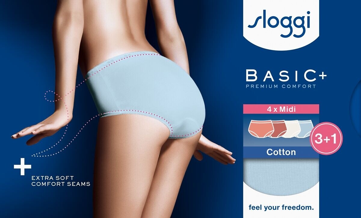SLOGGI<br>Conjunto de 4 peças Basic+
