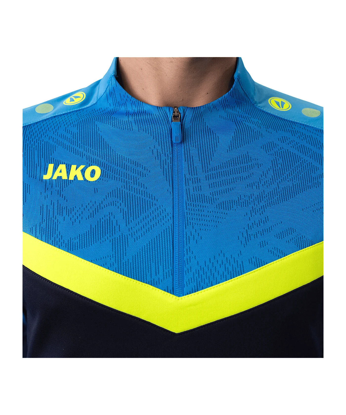 JAKO Iconic HalfZip Sweatshirt Blau F914