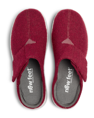 New Feet Hjemmesko Bordeaux 252-24-923 | Skoringen