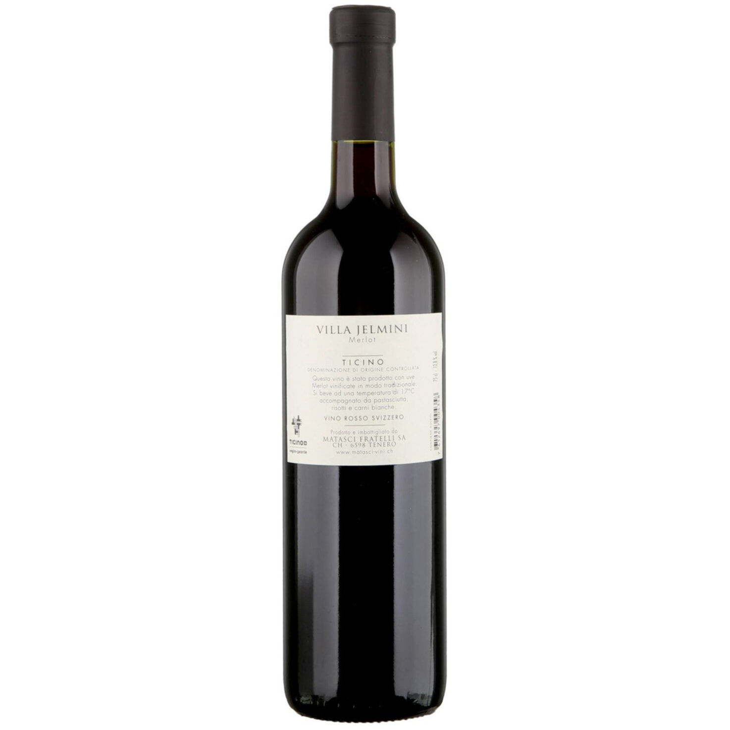 Ticino DOC Merlot Villa Jelmini -75cl