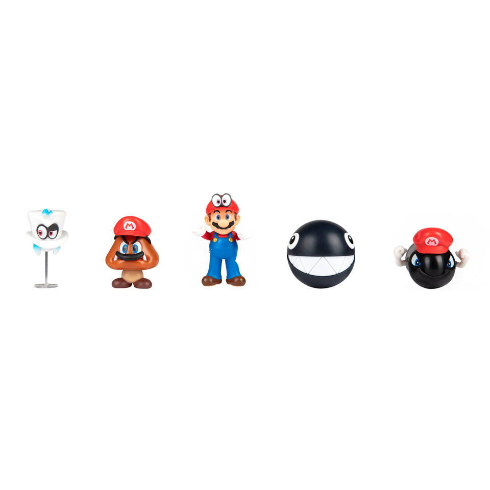 Nintendo Super Mario Odyssey 5-pack figurenset - 6 cm