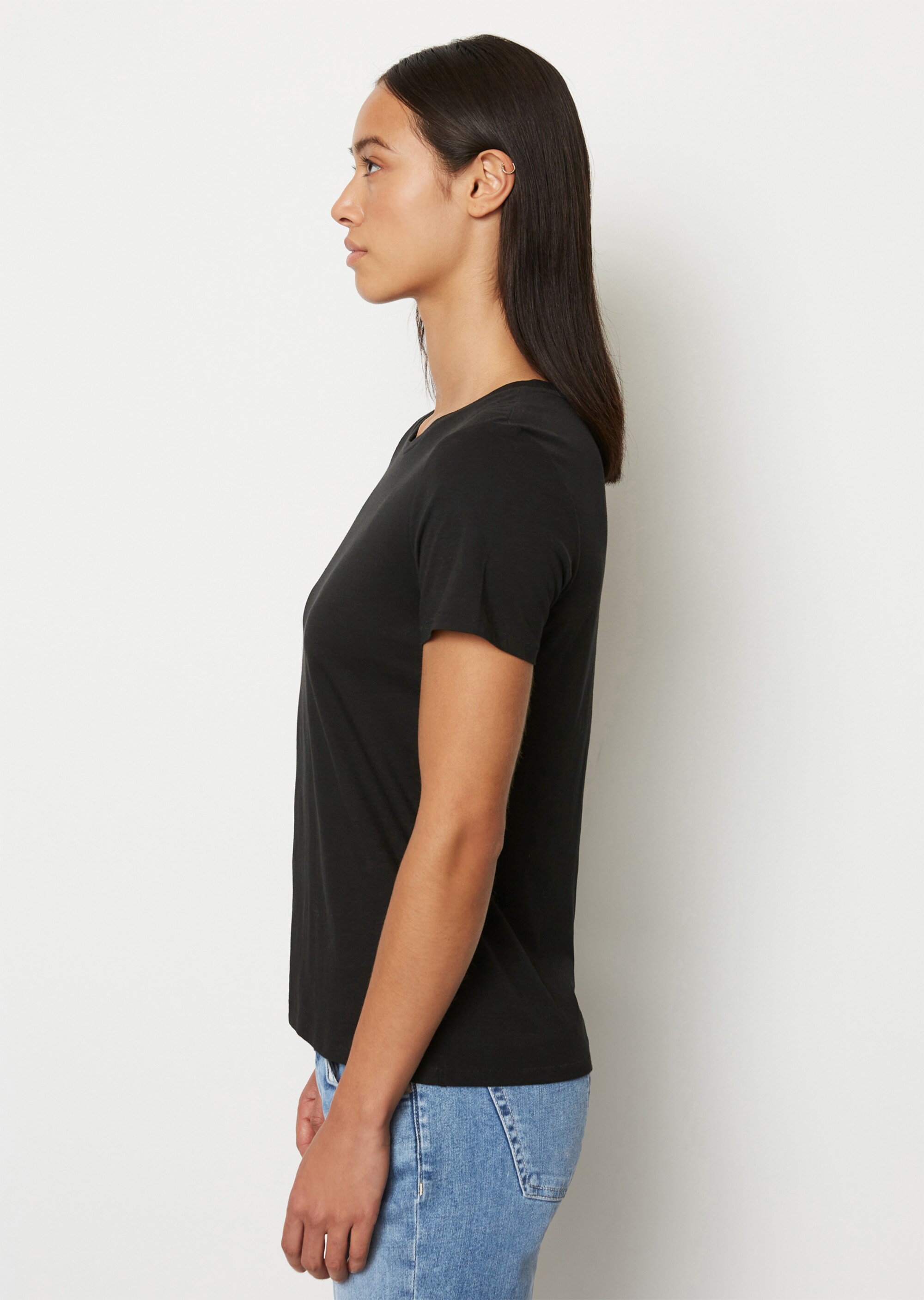 Rundhals-T-Shirt regular aus Organic Cotton