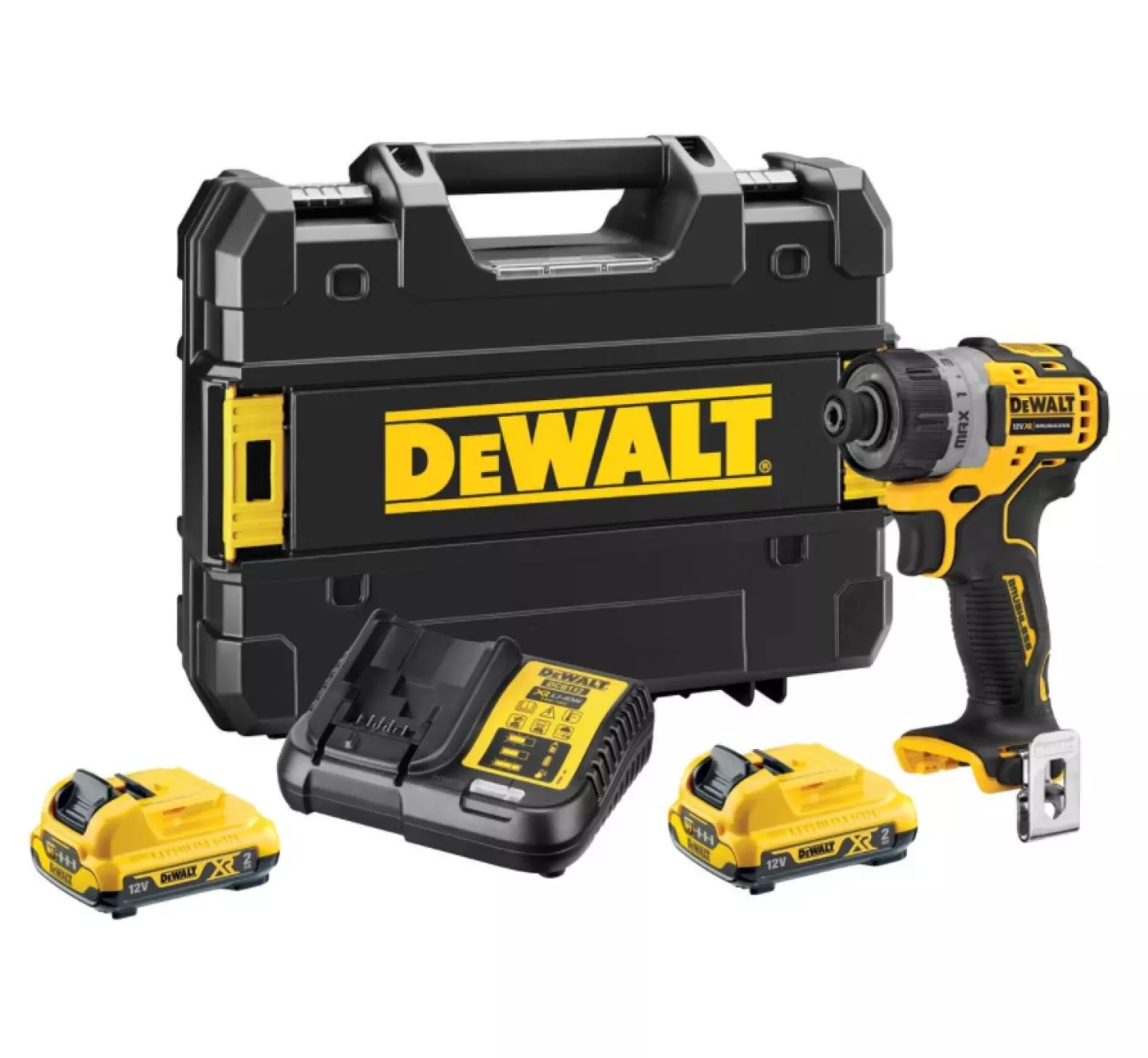 DeWALT DCF601D2 12V Li-ion Compacte accu slagschroefmachine set (2x 2.0Ah) - 1/4