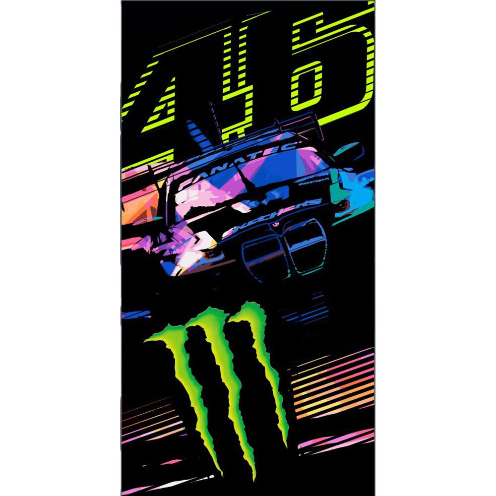 VR46 - Tour de cou Monster Noir / Vert