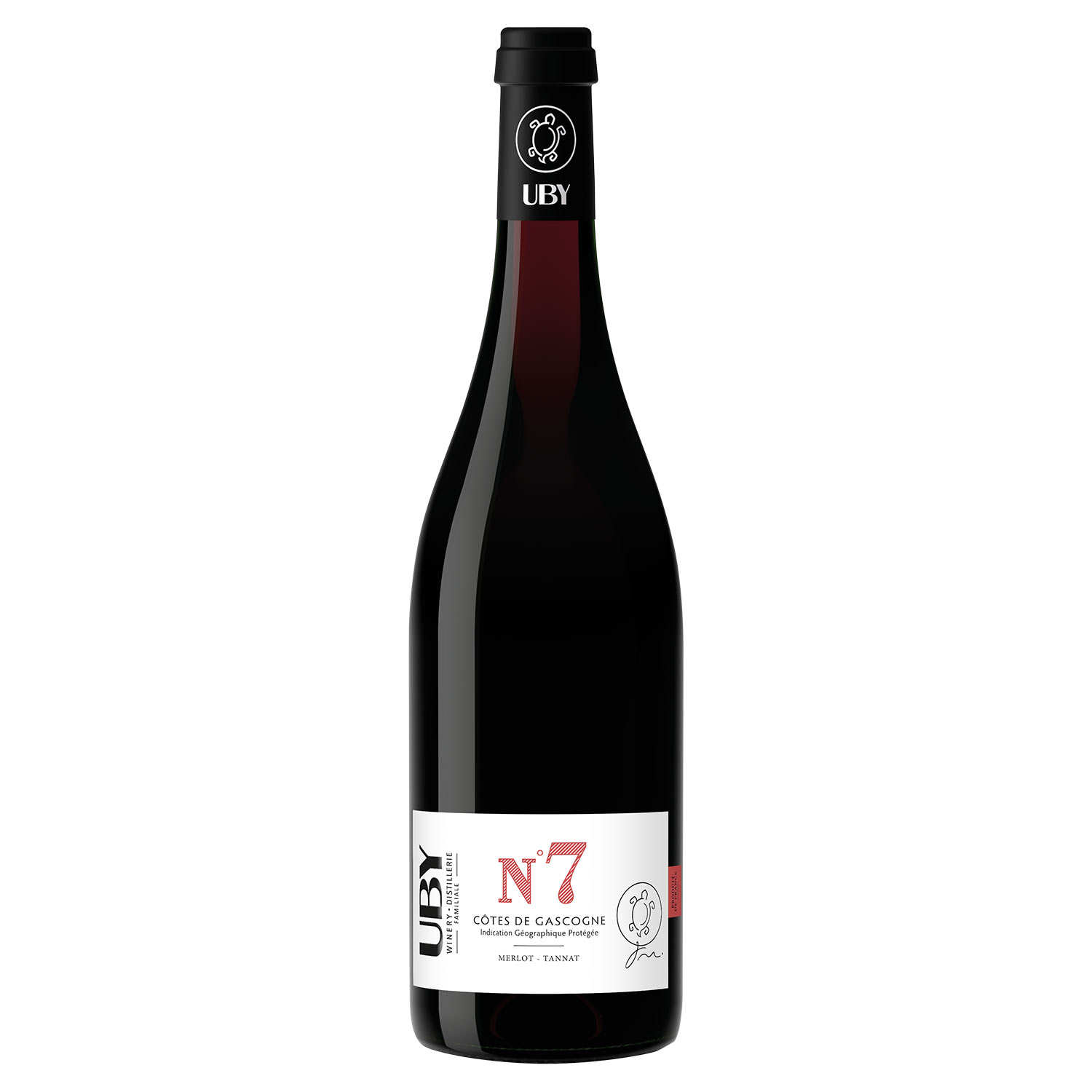 UBY N°7 Merlot Tannat - vin rouge IGP Côtes de Gascogne