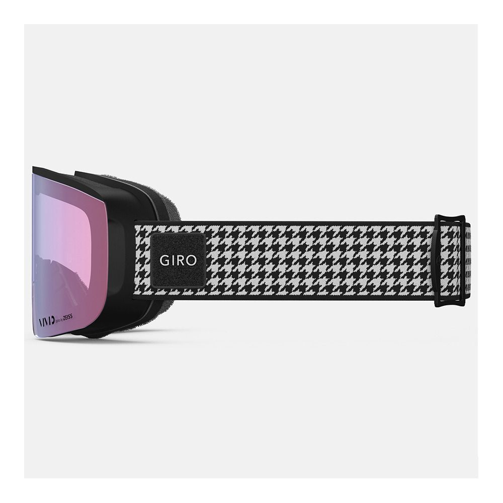 Giro ELLA - Masque ski + écran supplémentaire vivid infrared Femme black/white lux/vivid copper
