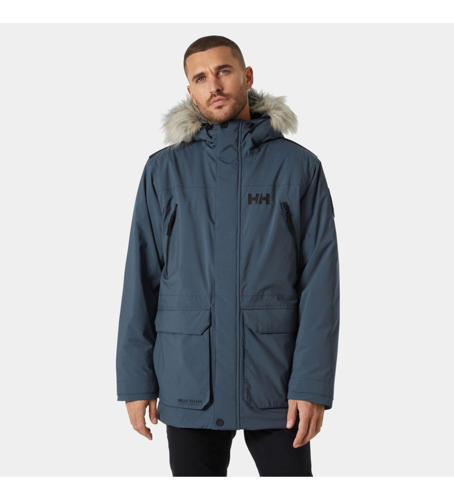 Parka de inverno azul Helly Hansen Reine