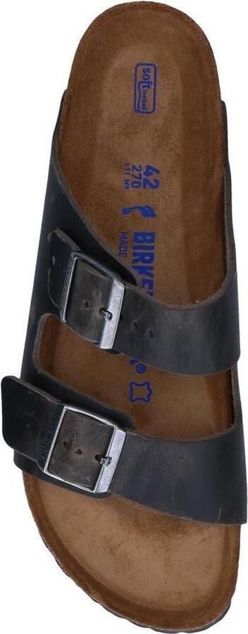 Birkenstock Slippers Unisex donkergrijs