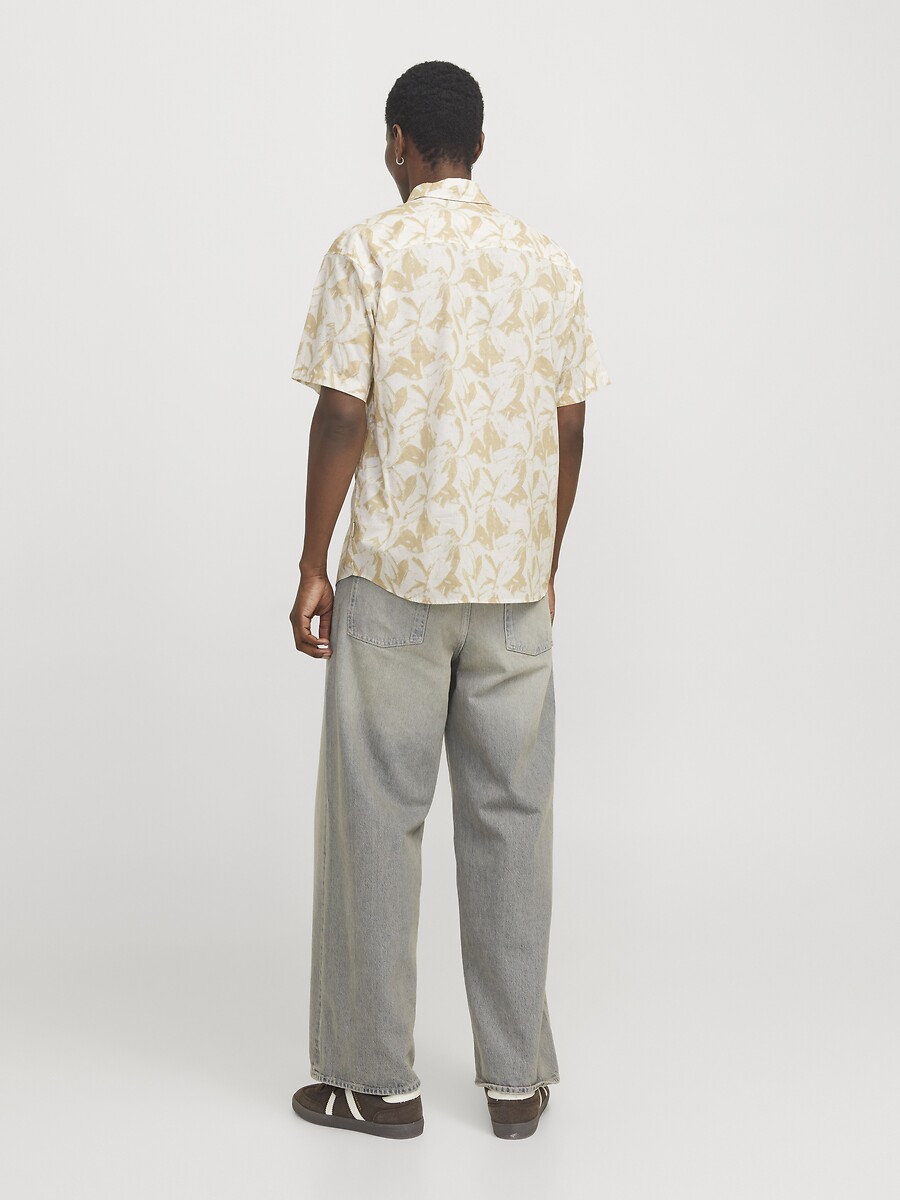 JACK & JONES<br>Camisa de algodão estampada
