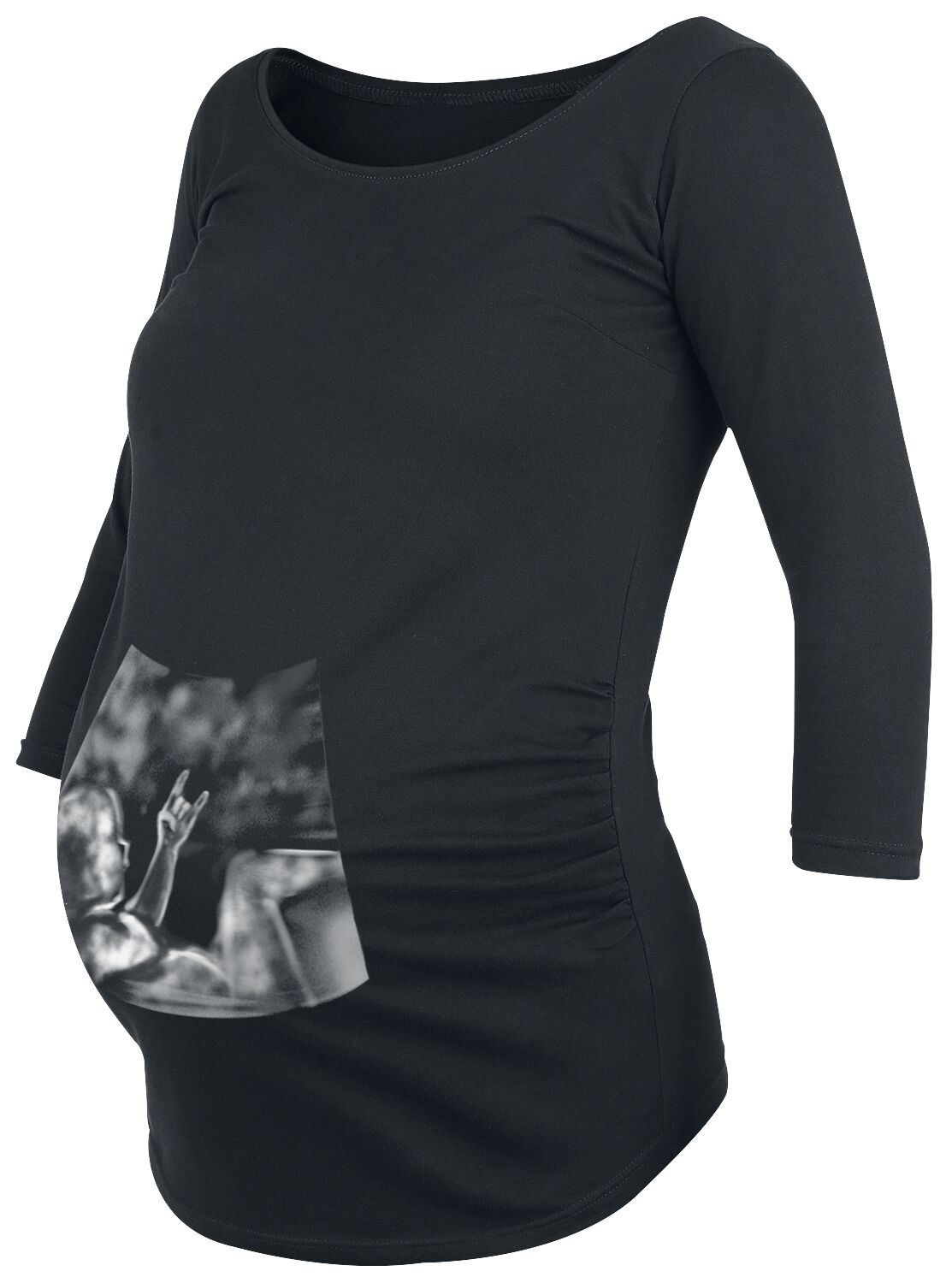 Ultrasound Metal Baby Hand | Vêtements de maternité T-shirt manches longues