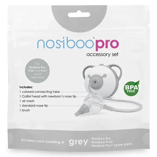 Conjunto de acessórios Nosiboo Pro - Cinza